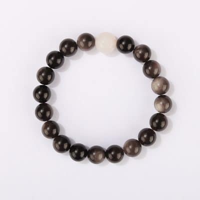 Kidney Qi Harmony Bracelet - Large -10mm/12mm 18cm with Larger Beads
