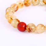 5-5 (3) Red Stone, Green Aventurine - Wrist