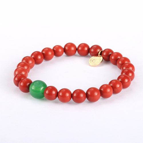 Red Stone, Green Aventurine (2)